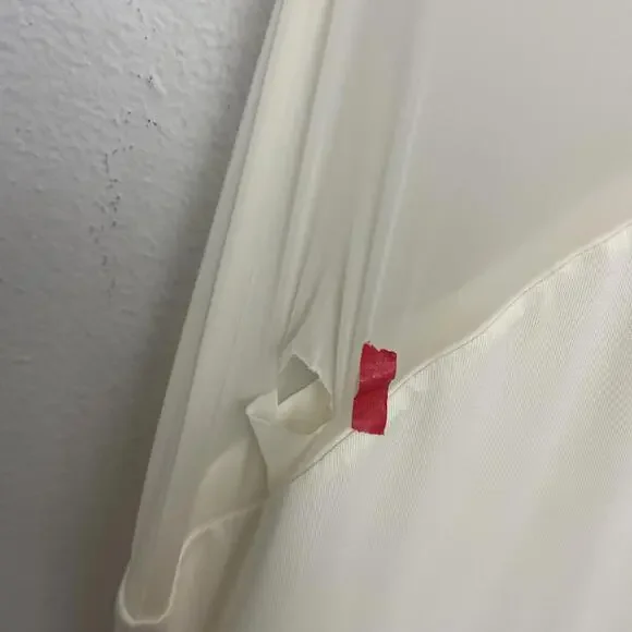 NWT Helsa Sheer Knit Curve Maxi Dress Vanilla  $498 msrp size M - Picture 7 of 11